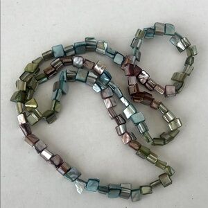 Multicolor Shell Bead Necklace